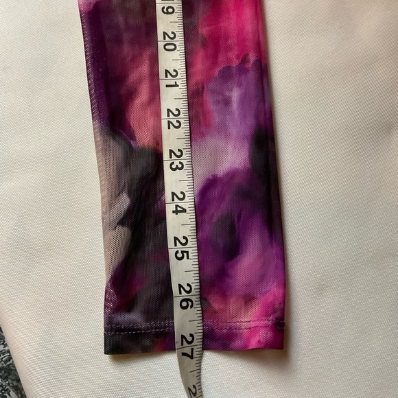 Bloshe  Dress Floral Midi Dress in Pink and Purple - Picture 7 of 10